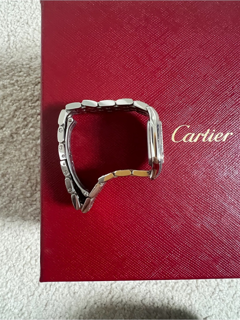 PANTHÈRE DE CARTIER WATCH, SMALL MODEL with diamonds - Picture 5 of 7